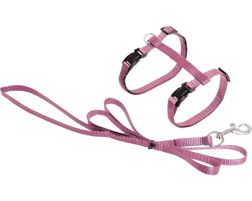 Harness with leash Art Sportiv Plus 10 mm 110 cm pink