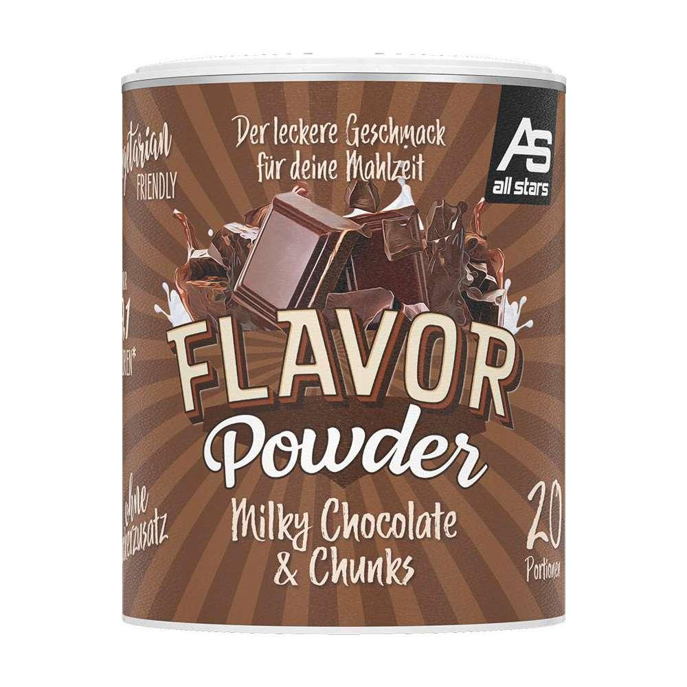 Flavor powder, milk chocolate
