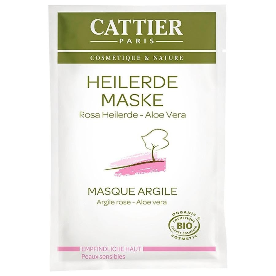 Cattier Pink healing clay mask for sensitive skin