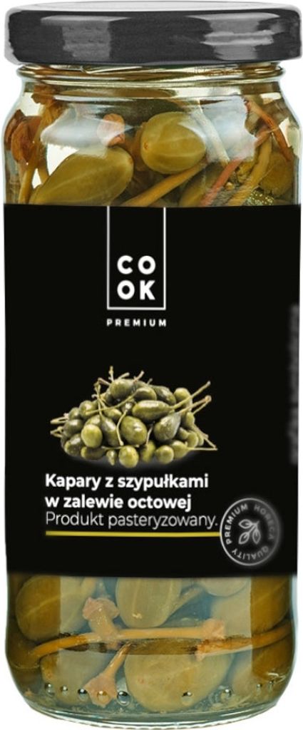 Stem capers in vinegar marinade 690g - Cook Premium