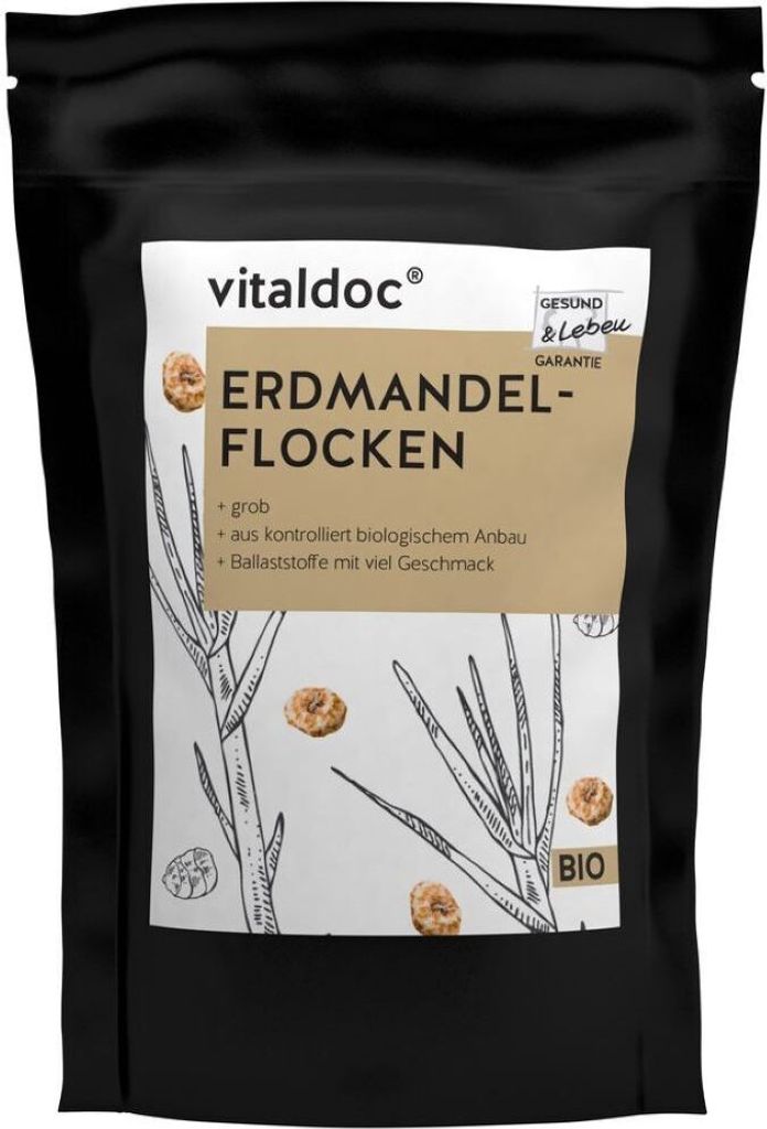 Gesund & Leben ERDMANDEL-FLOCKEN grob -- 400g