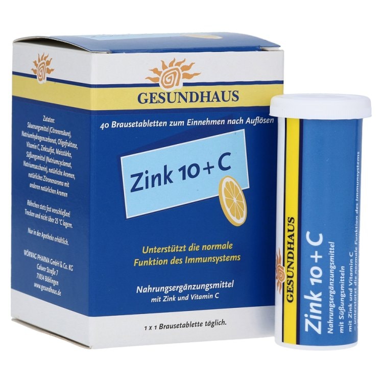Unbekannt Healthy Home ® Zinc 10 + C Effervescent Tablets