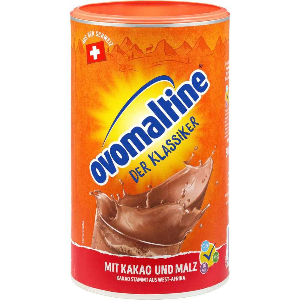 Drink powder with cocoa and malt