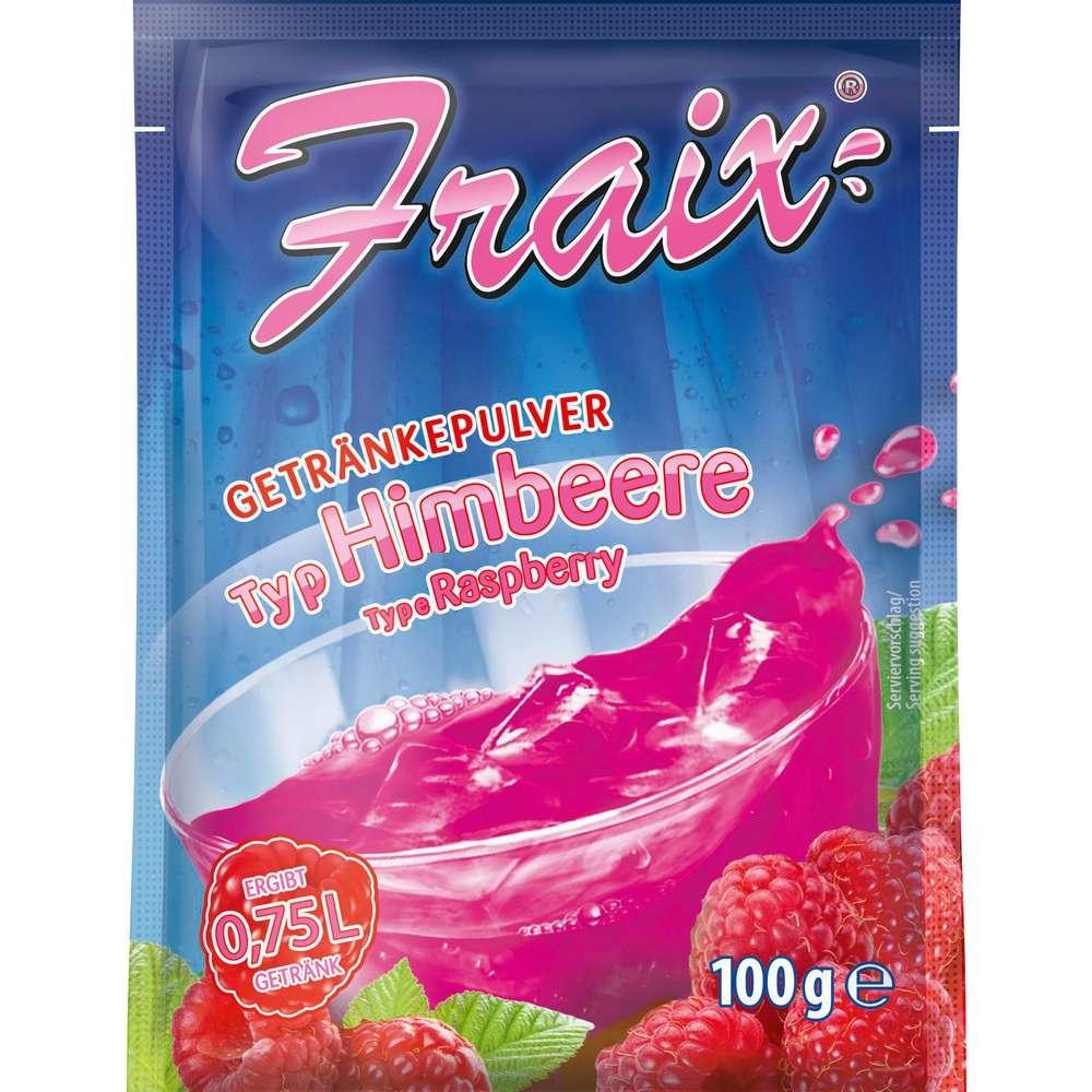 Drink powder, raspberry type