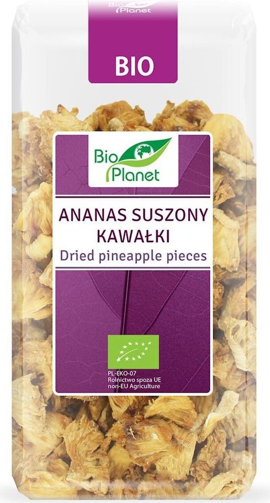 DRIED PINEAPPLE PIECES 100 g - PLANET