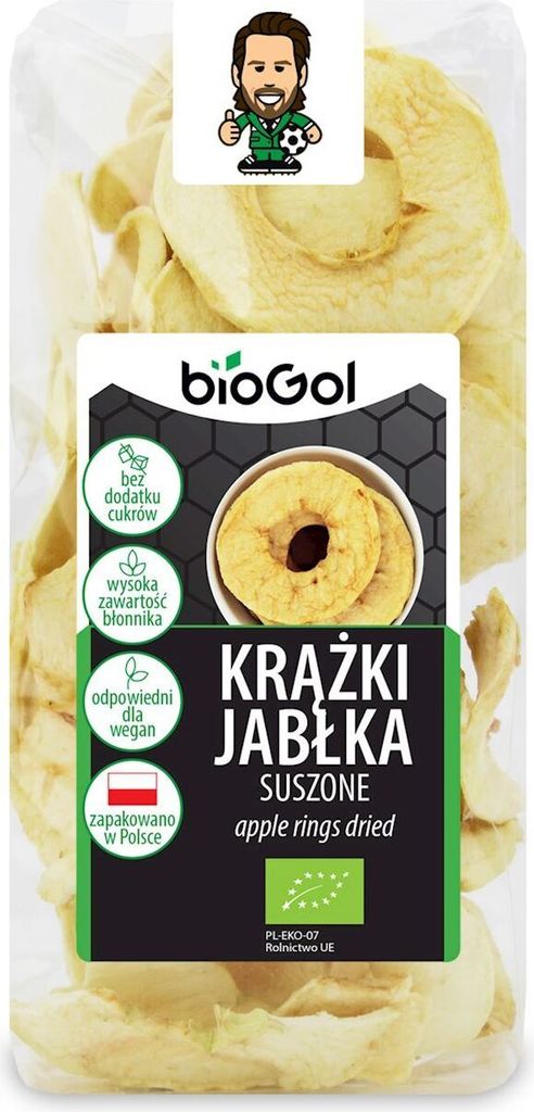 DRIED APPLE STONES, 50 g - BIOGOL