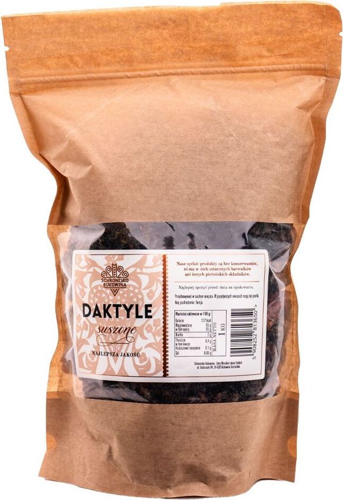 Dried seedless dates 1kg - Schronisko Bukowina