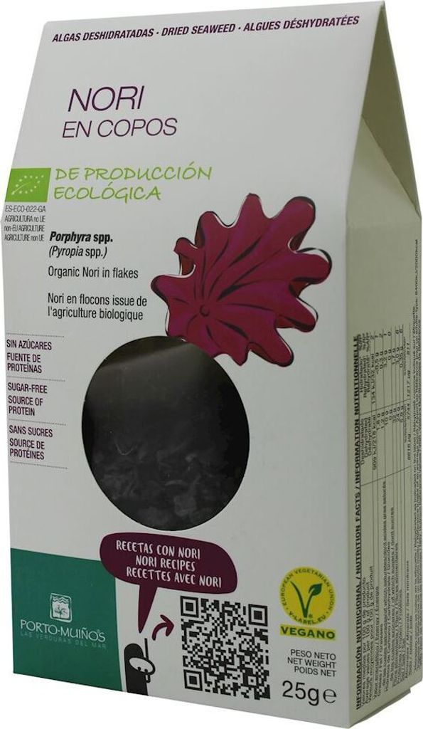 DRIED SEAWEED - NORI FLAKES 25 g - PORTO MUINOS