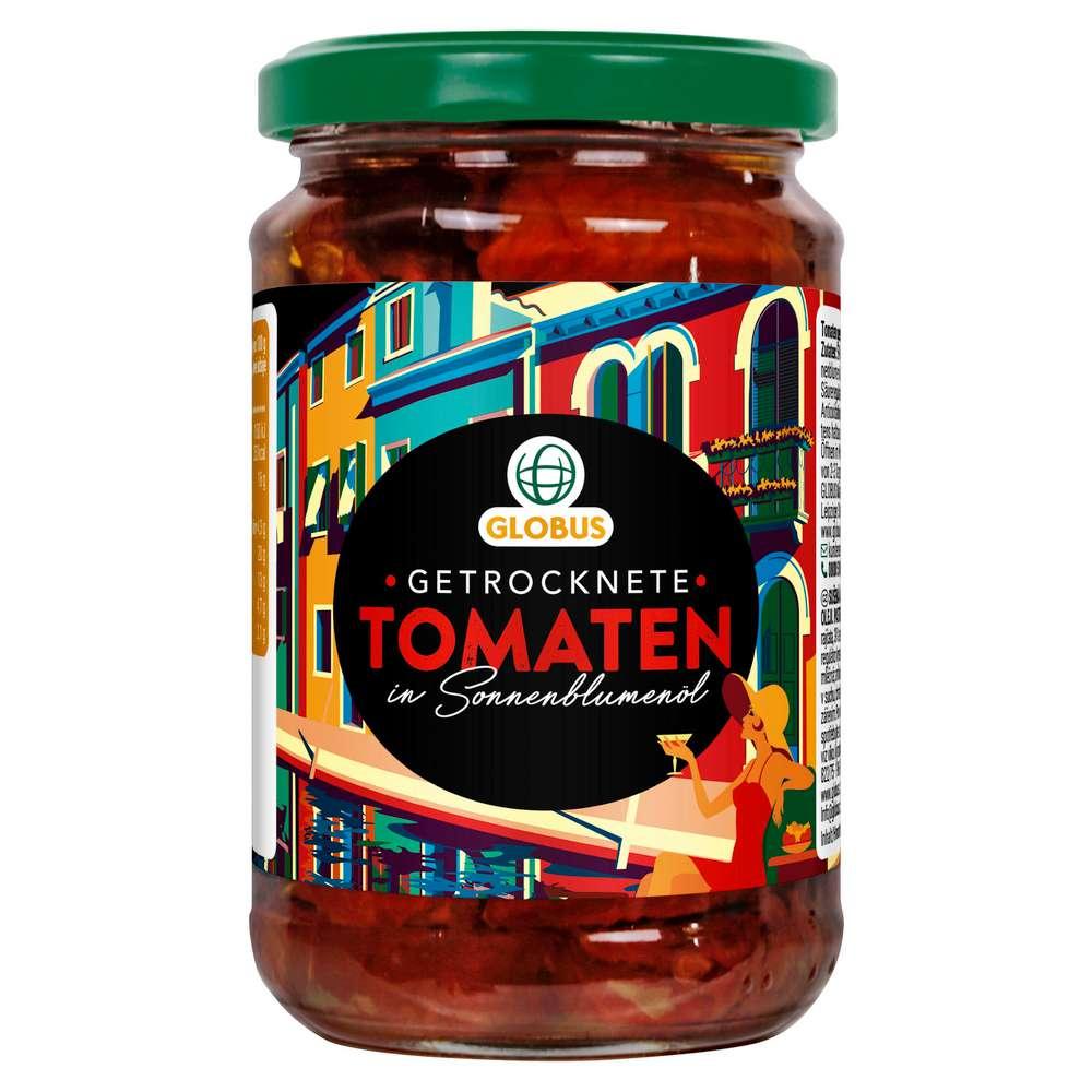 Dried tomatoes in a jar