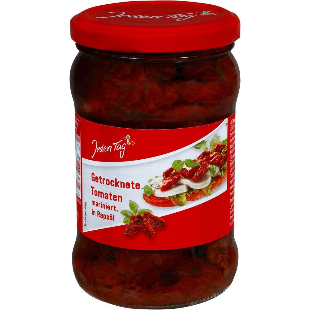 Sun-dried tomatoes, marinated in rapeseed oil