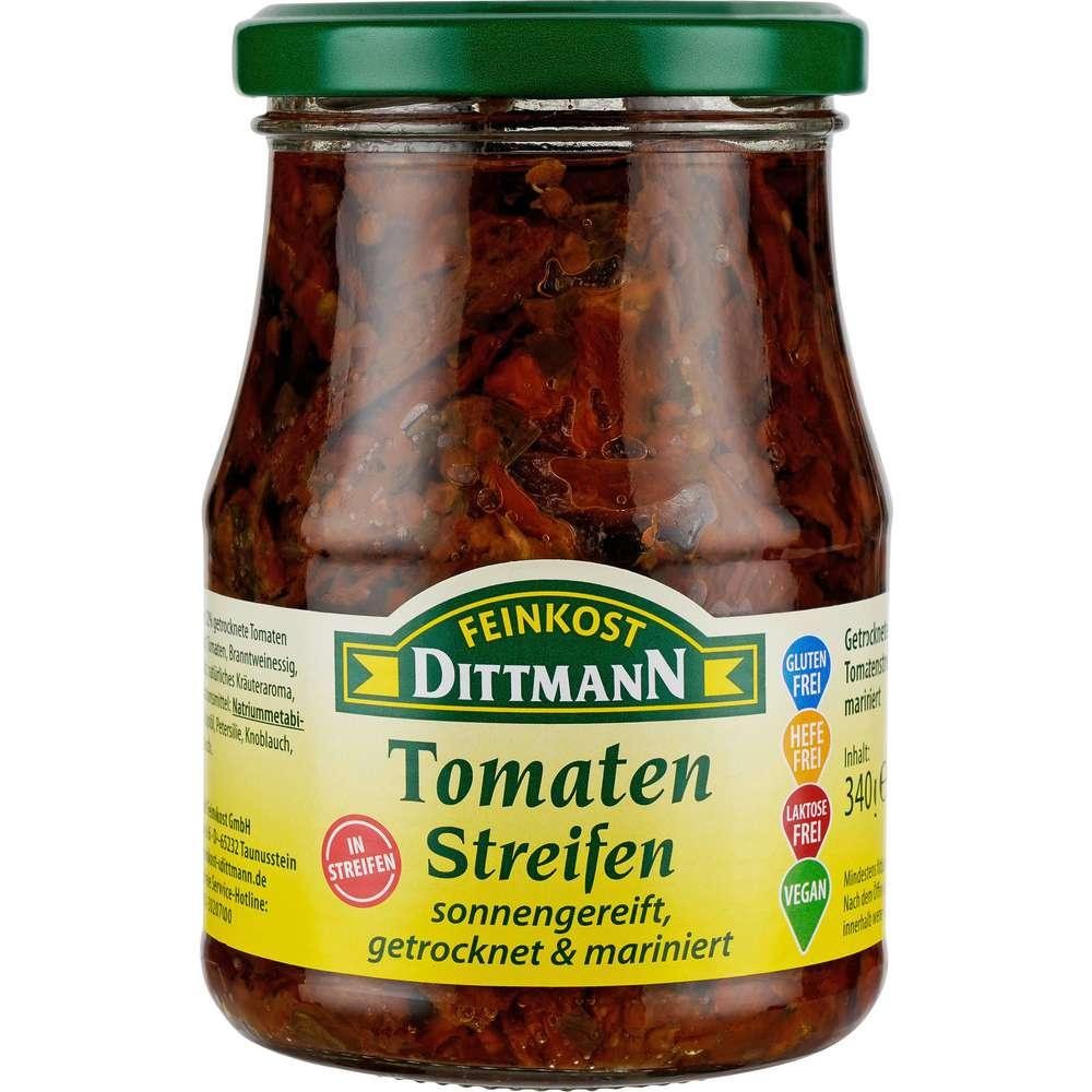 Dried tomato strips