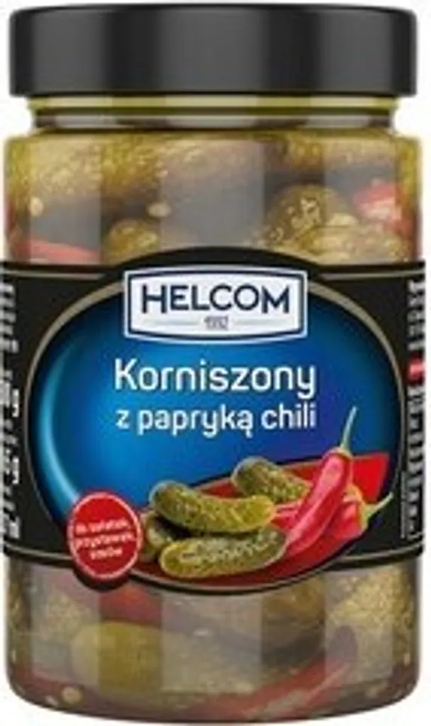 Gewürzgurken mit Chilischoten 327Ml Helcom