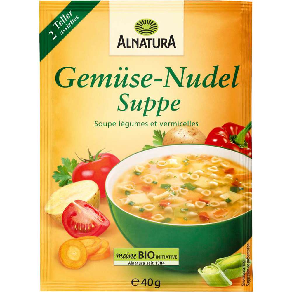 Seasoning mix vegetable noodle soup