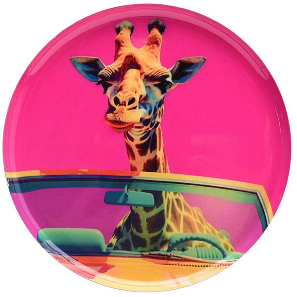 Gift Company decorative tray Love Trays Giraffe (12.7cm)