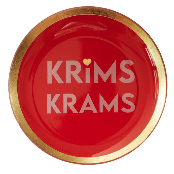 Gift Company glass plate Love Plates Krims Krams (13cm)