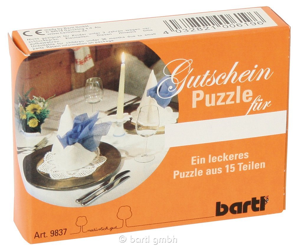 Gift Coupon - Jigsaw Puzzle Dinner 20