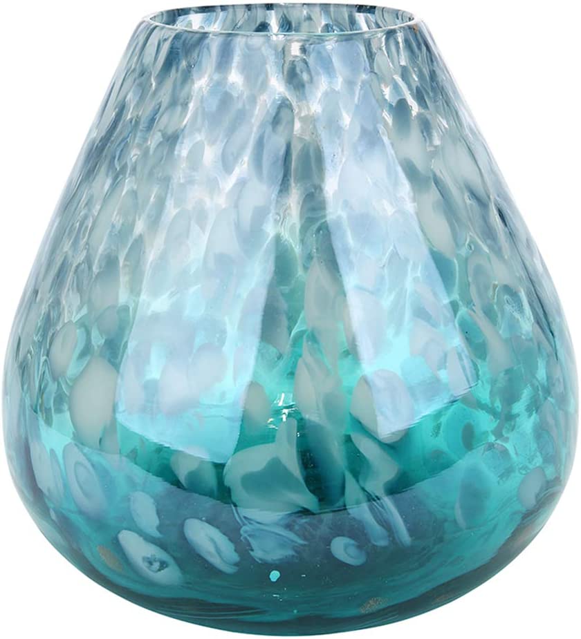 GILDE GLAS ART Designer Vase – Handmade from Glass Height 25 cm