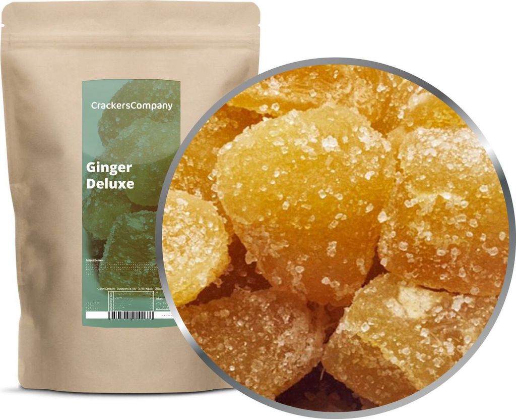 GINGER DELUXE ZIP bag 600g
