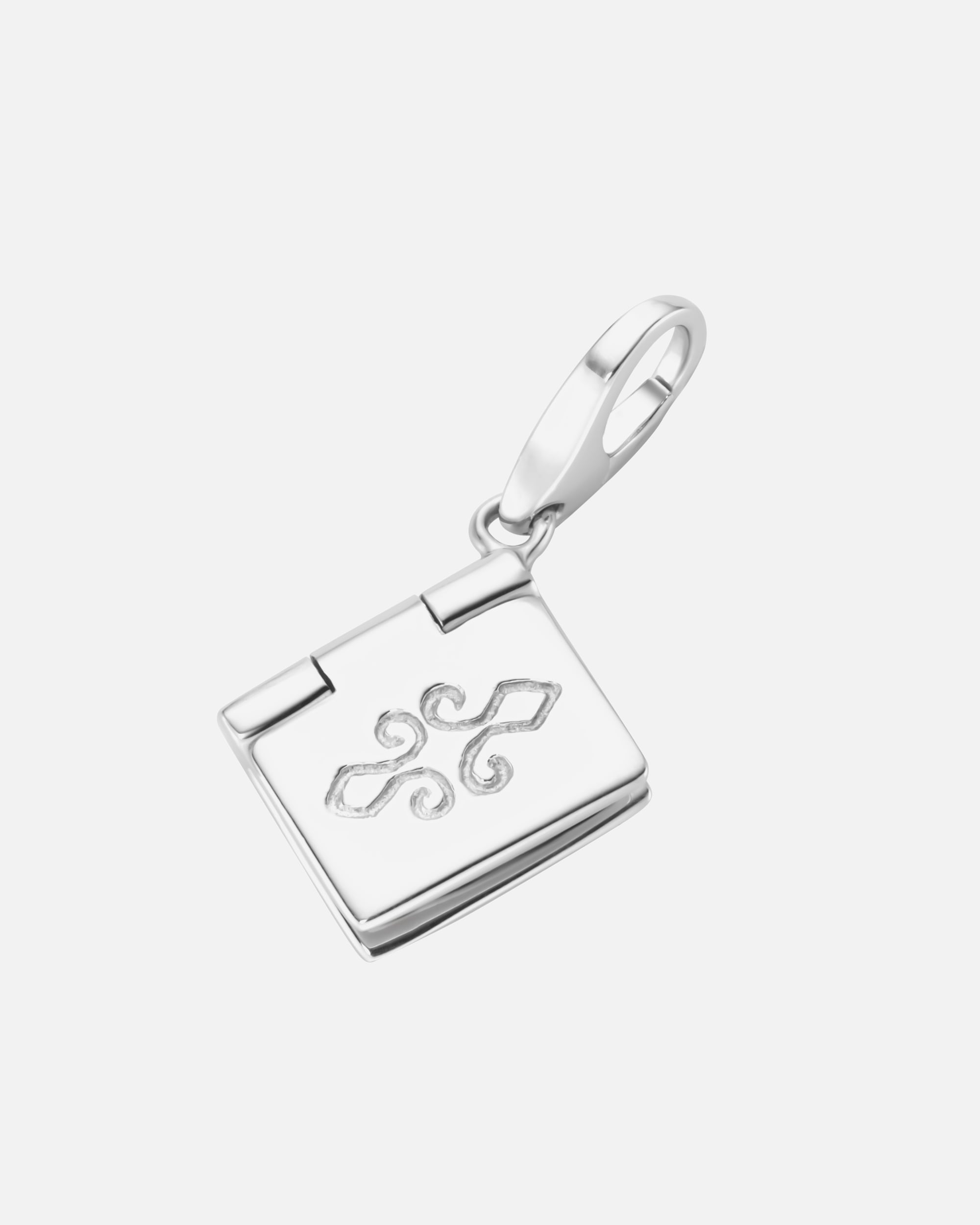 Giorgio Martello Milano jewelry pendant charm book, silver 925