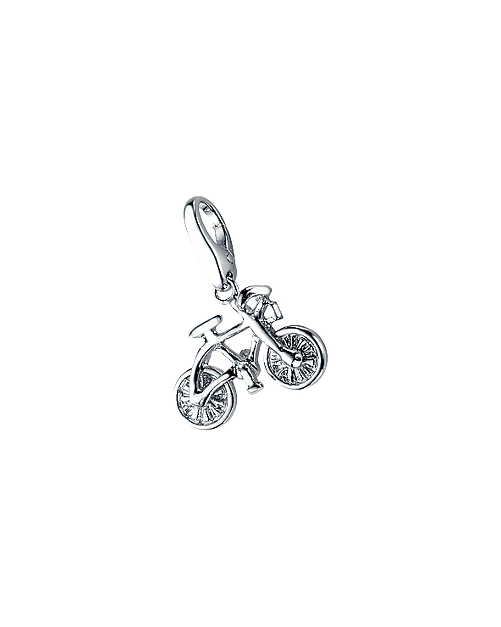 Giorgio Martello Milano jewelry pendant charm bicycle, silver 925