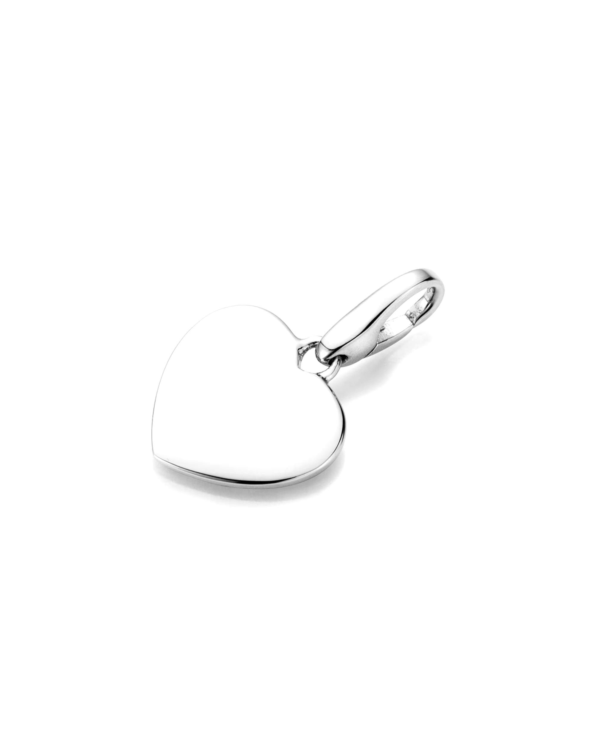 Giorgio Martello Milano jewelry pendant charm heart for engraving, silver 925