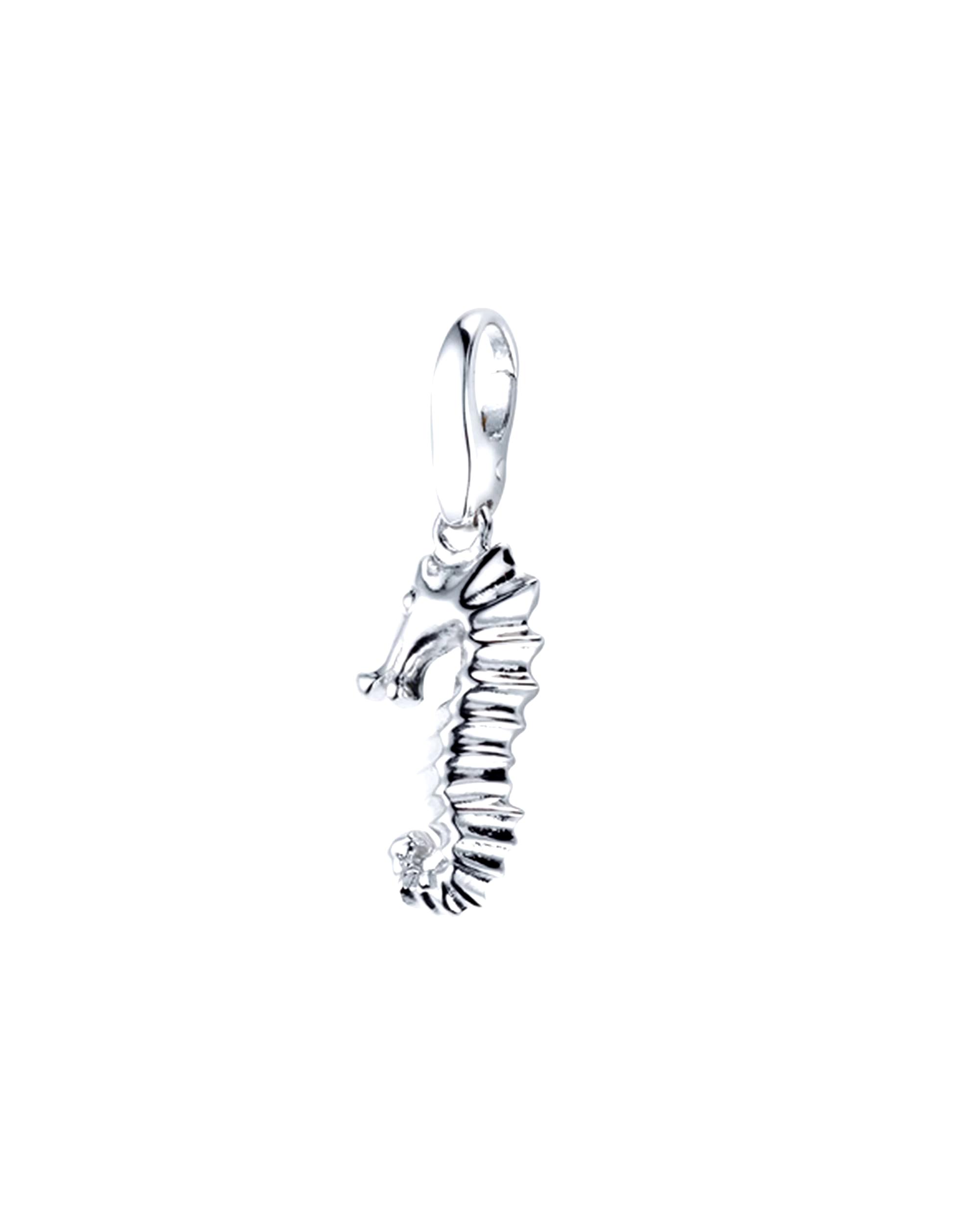 Giorgio Martello Milano jewelry pendant charm seahorse, silver 925