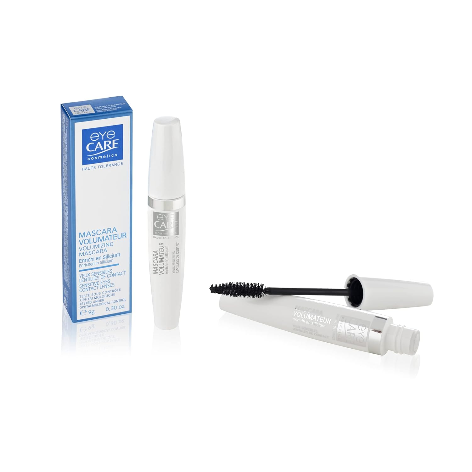 Eye care volume mascara 9 g Pur black, 1 piece