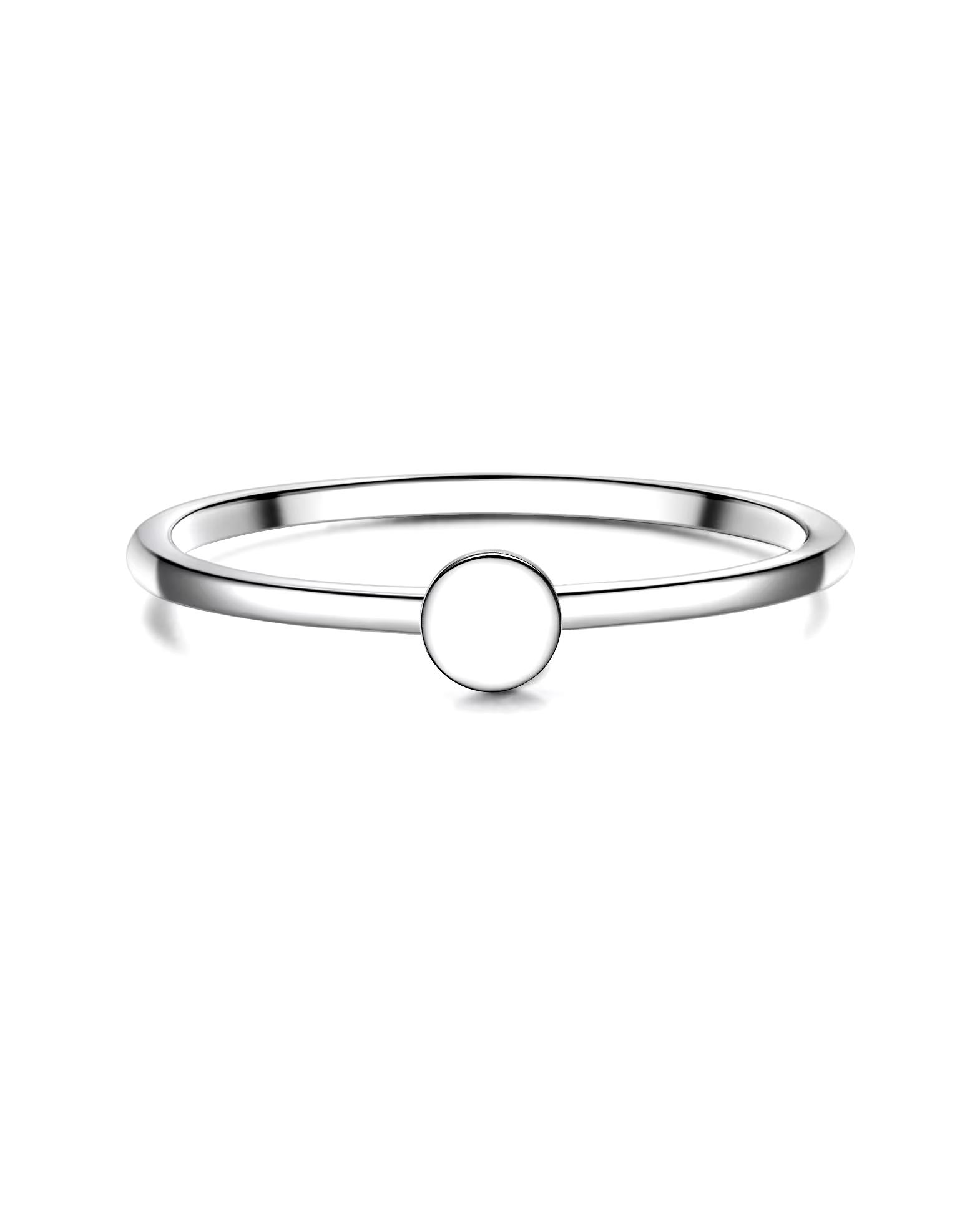 Highlights Munich Ring Ring Circle Sterling Silver in Silver