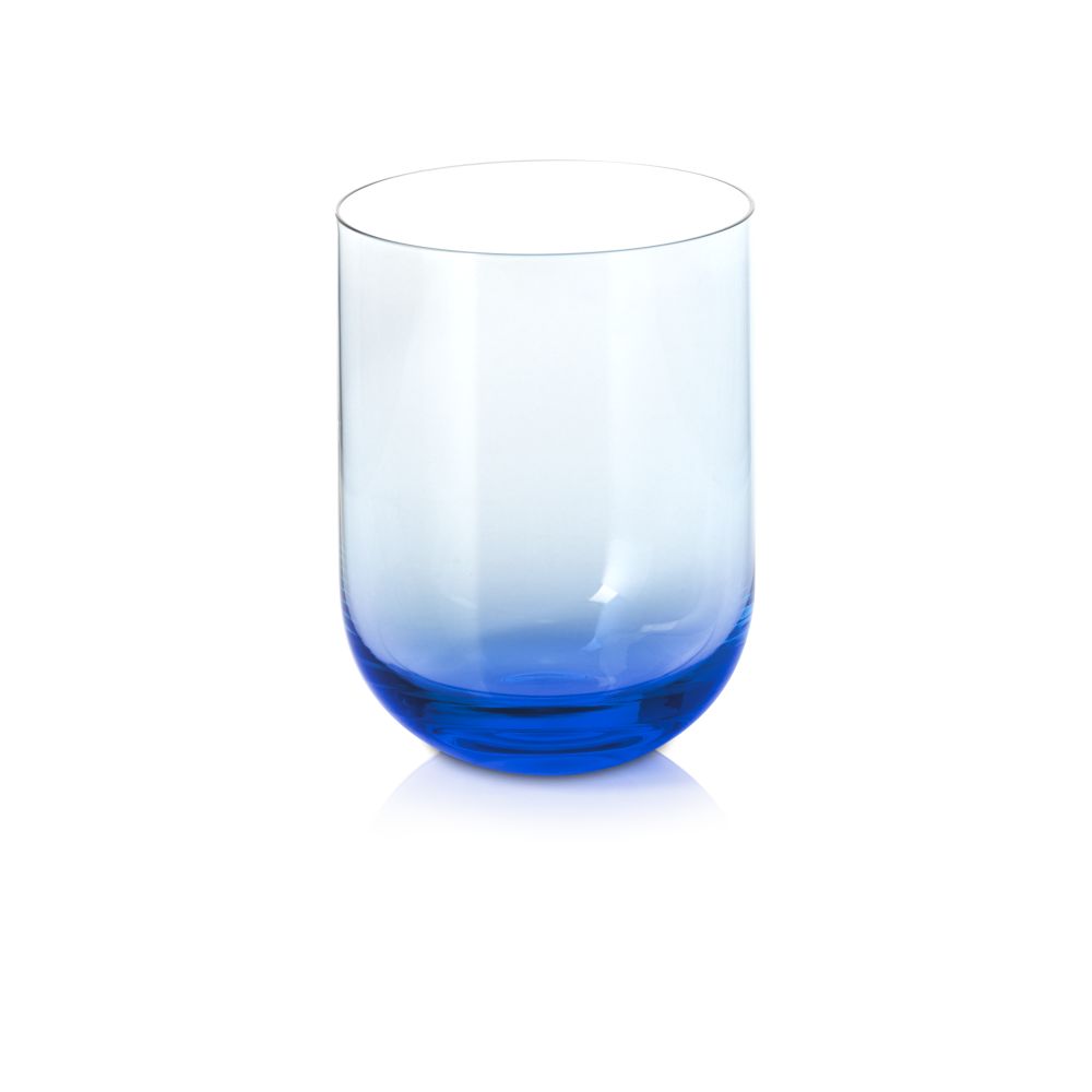 Glas 0,25 l Rotondo Azurblau Dibbern