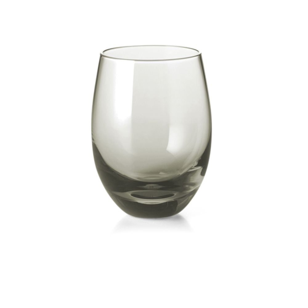 Glass 0.25l Solid Color Glass Grey Dibbern