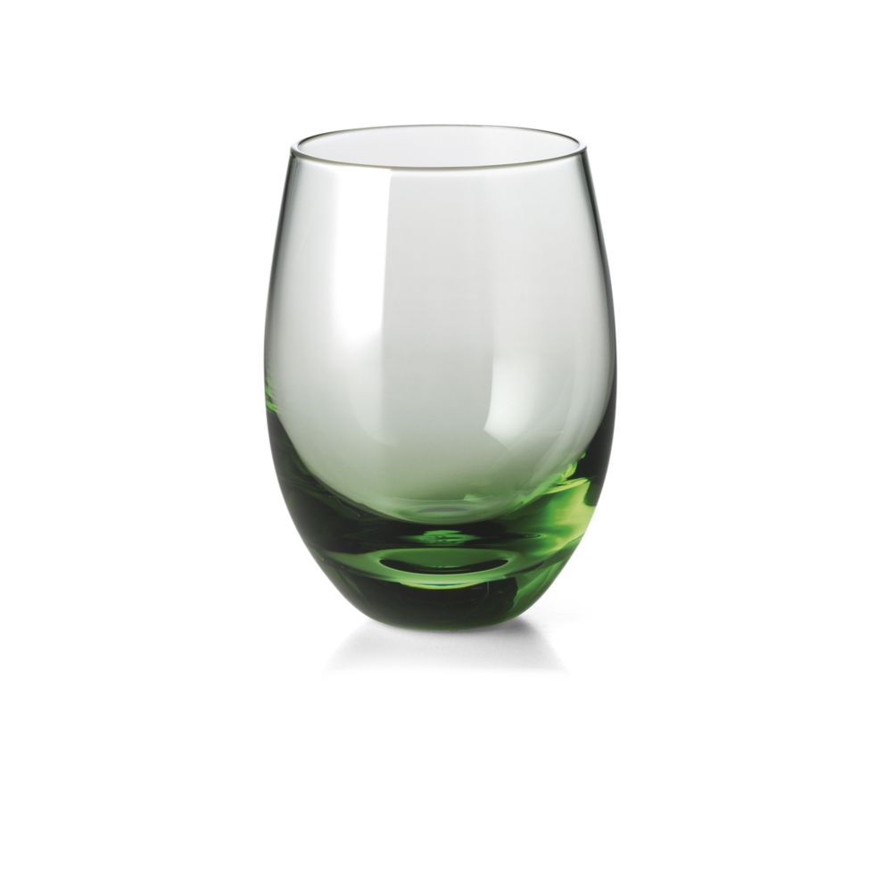 Glass 0.25l Solid Color Glass Green Dibbern