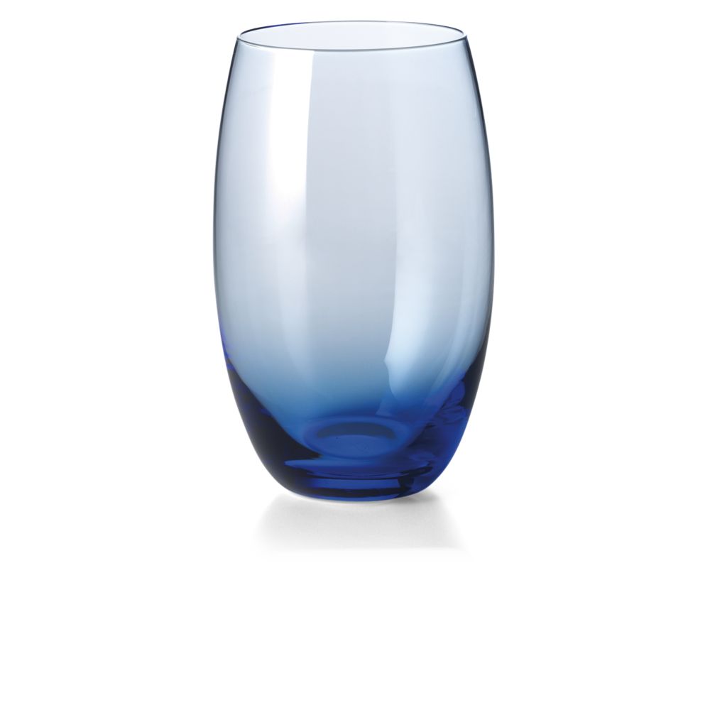 Glas 0,40 l Solid Color Glas Azurblau Dibbern