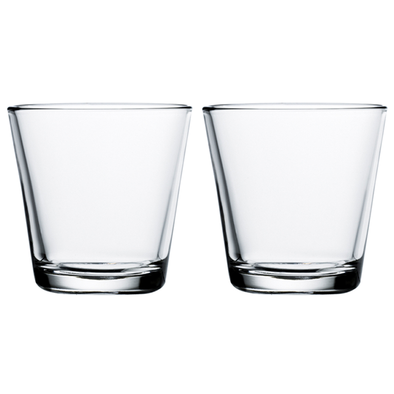 Glass - 210 ml - Clear - 2 pieces Kartio Iittala