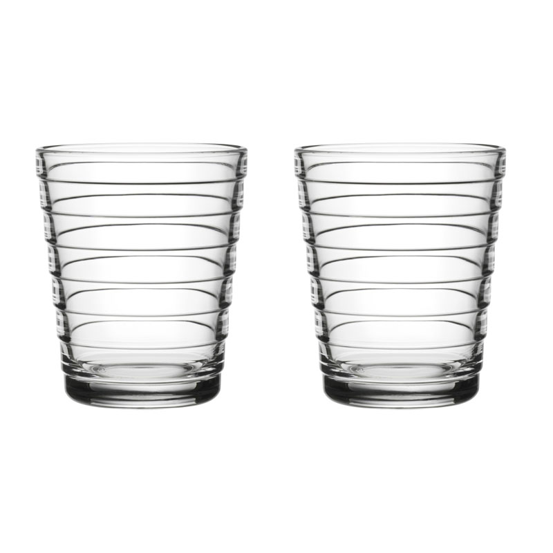 Glass – 220 ml - Clear - 2 pieces Aino Aalto Iittala