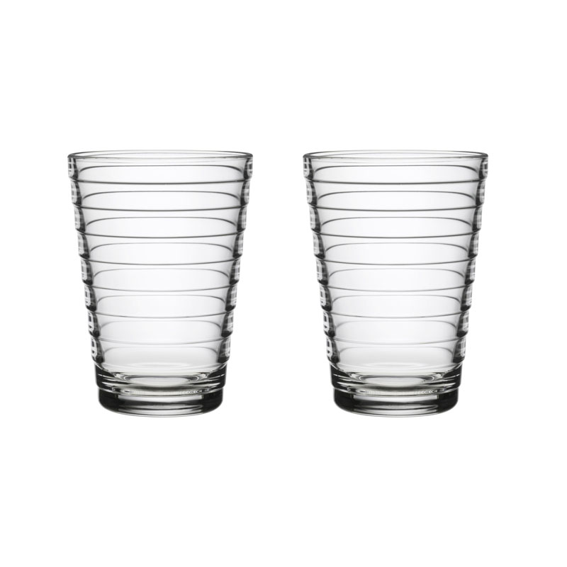 Glass - 330 ml - Clear - 2 pieces Aino Aalto Iittala