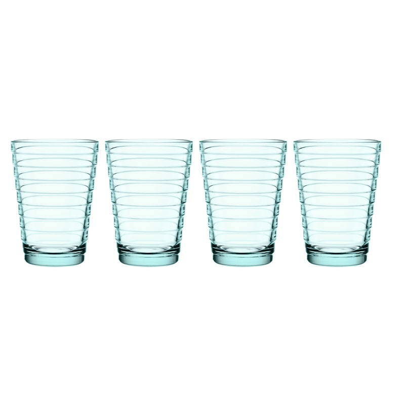 Glass - 330 ml – Water green - 4 pieces Aino Aalto Iittala