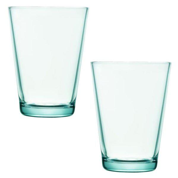 Glass Kartio Water Green (Large) (2 parts) from Iittala