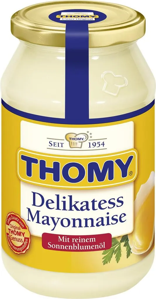 Glas Thomy - Delikatess Mayonnaise - 500ml (Gelb)