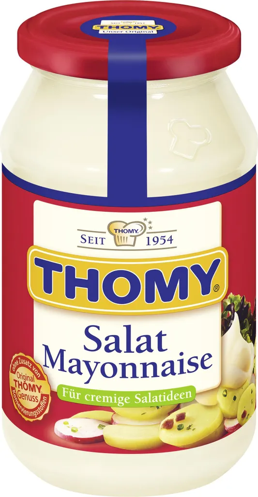 Glas Thomy - Salat Mayonnaise. - 500ml (Blau)