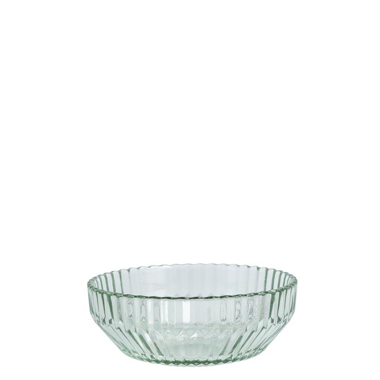 Glass bowl: Archie sage green, contents: 670 ml, D: 160 mm, H: 63 mm