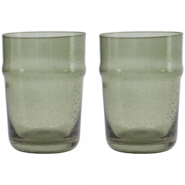 Glasses Rain Green (10.5x7.5cm) (2 parts) House Doctor