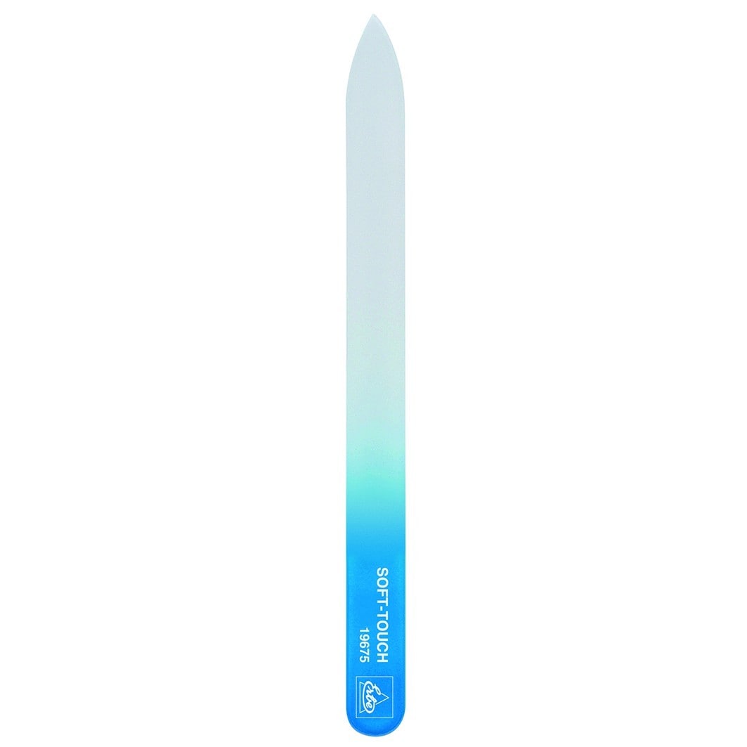 ERBE Glass file soft touch color blue, 14 cm