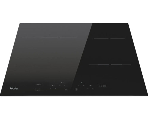 Glass ceramic hob with facet cut HAIER 590 x 520 mm 4 induction cooking zones HAH64EXCP