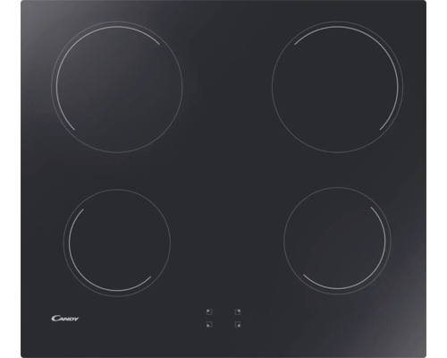 Glass ceramic hob frameless Candy 59 x 52.2 cm 4 cooking zones CUTCE64