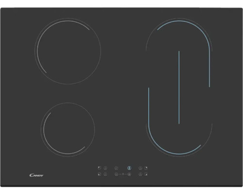 Glass ceramic hob frameless Candy 60 x 52 cm 4 HiLight CH74BVT