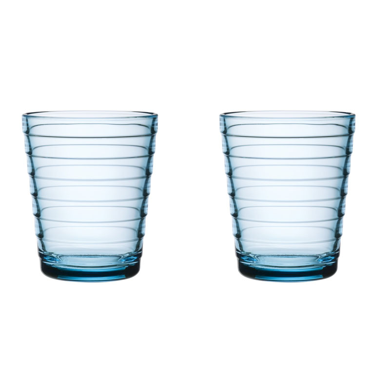 Glass - 330 ml - Light blue - 2 pieces Aino Aalto Iittala