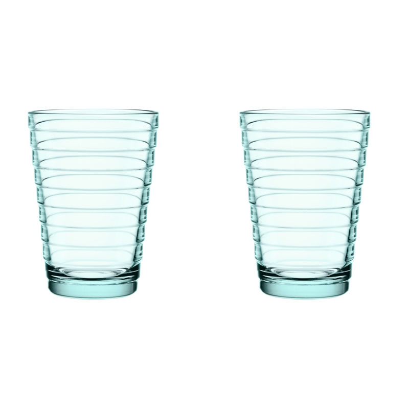Glass - 330 ml – Water green - 2 pieces Aino Aalto Iittala