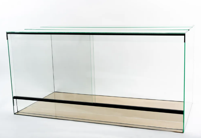 Glass terrarium 80x40x40 cm with sliding panes