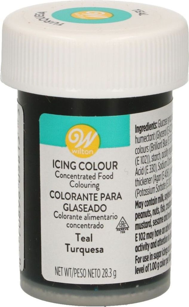 Glaze color, Icing Color Teal 28 g