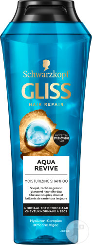 Gliss Aqua Revive Shampoo Bottle 250ml